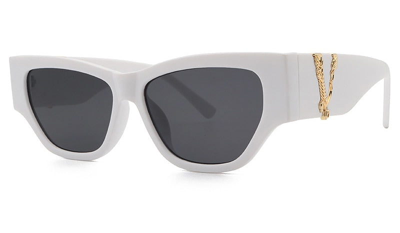Óculos de sol Cat Eye Luxo Armação pequena