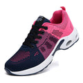 Sapatos Femininos de Malha Grande Leve Moda Casual Corrida Tênis