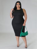Plus Size Roupas Femininas Vestido Verão 2023
