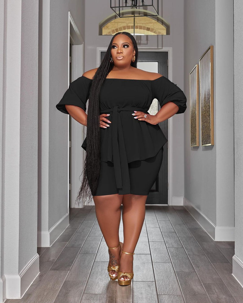 Plus Size Novo em conjuntos combinando Conjuntos de duas peças