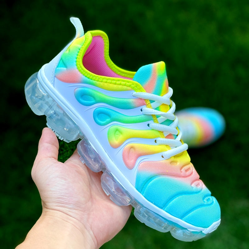 Sapatos esportivos casuais para mulheres tênis de malha confortável
