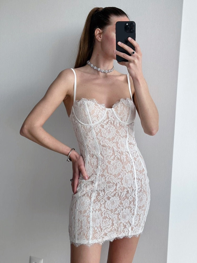 Vestidos de Alça Espaguete elegante