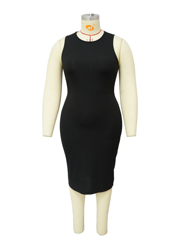 Plus Size Roupas Femininas Vestido Verão 2023