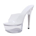 Sapato Feminino Modelo T Station Passarela  Cristal