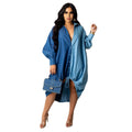 Plus Size Roupas Femininas  Vestidos de Manga Longa