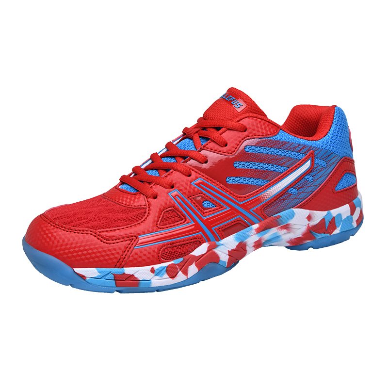 Sapatos esportivos femininos e masculinos Sapatos de badminton profissionais Confortáveis