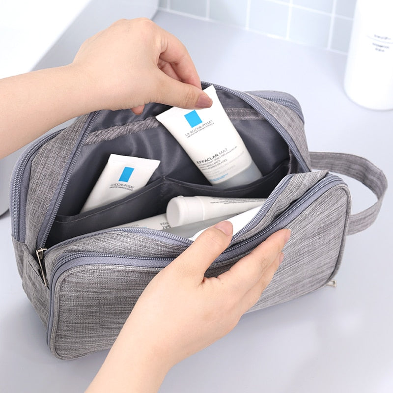 Bolsa de higiene pessoal de viagem
