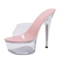 Sapato Feminino Modelo T Station Passarela  Cristal