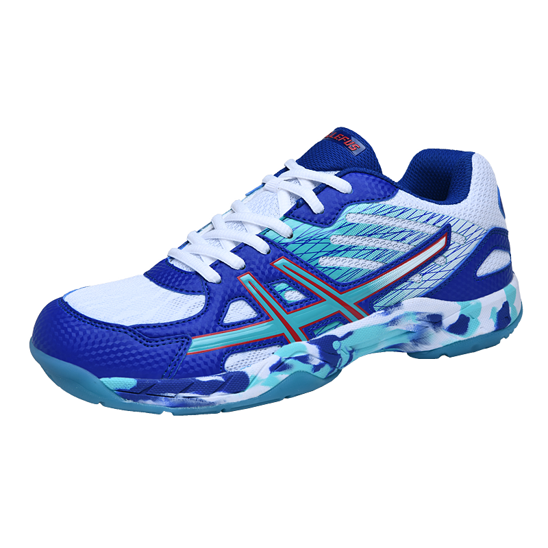 Sapatos esportivos femininos e masculinos Sapatos de badminton profissionais Confortáveis