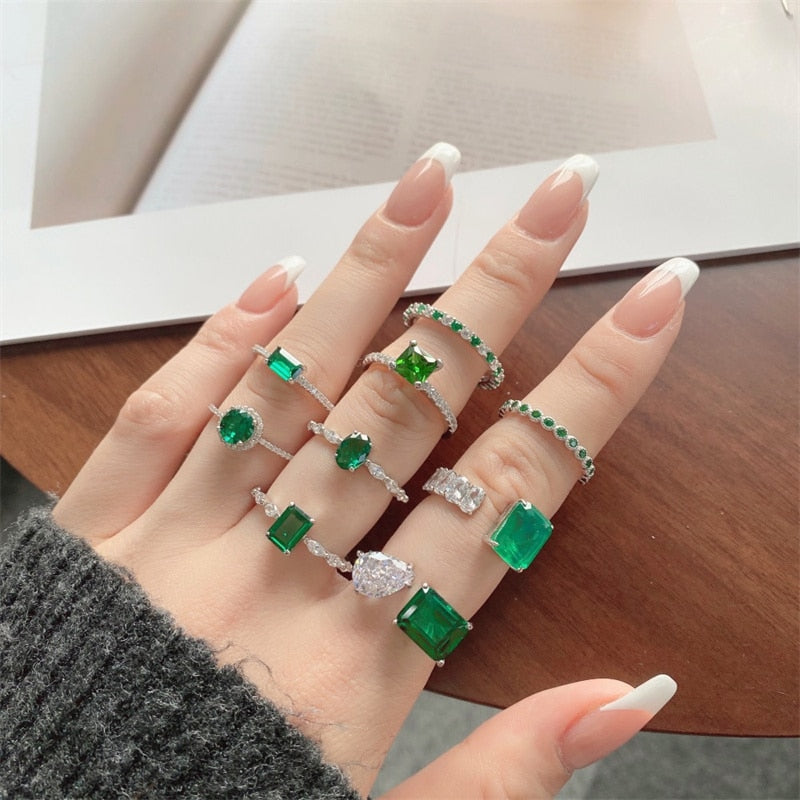anel de diamante moda feminina atmosfera