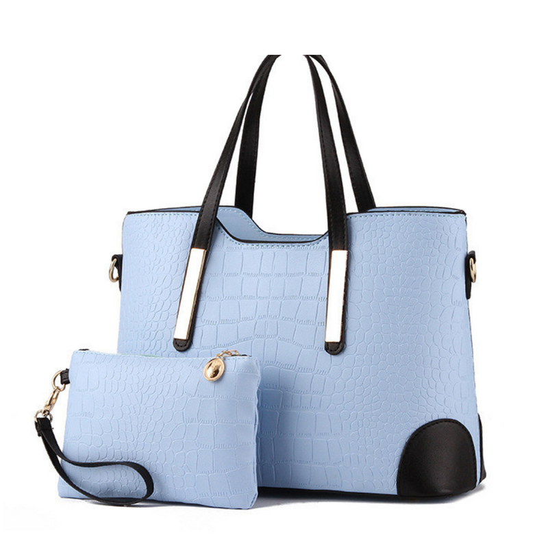 BOLSA FEMININA MODELO TRIDE  + NECESSAIRE DE BRINDE